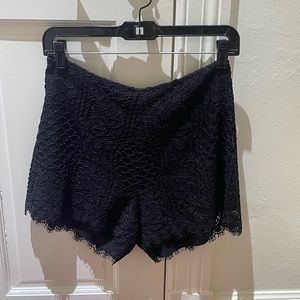 Alexis Black Lace shorts